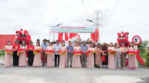 Xã Phú Hựu: Khánh thành cầu Thiện Nguyện Quang Trung 20