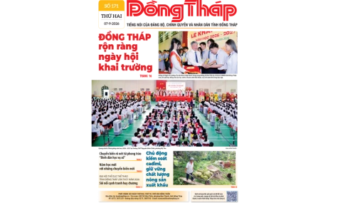 Đón đọc Báo Đồng Tháp số ra ngày 07-9-2026