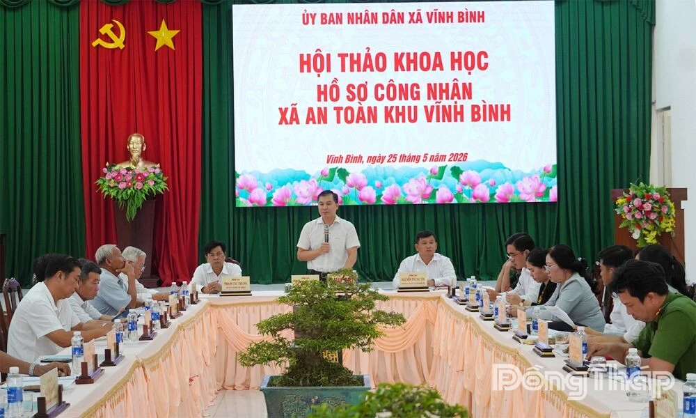 Đồng Tháp: Công nhận thêm 15 xã, phường An toàn khu