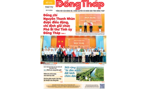 Đón đọc Báo Đồng Tháp số ra ngày 09-9-2026