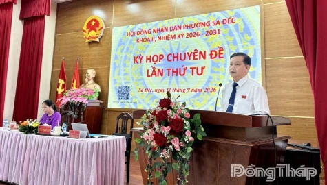 HĐND phường Sa Đéc: Thông qua 4 Nghị quyết