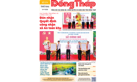 Đón đọc Báo Đồng Tháp số ra ngày 14-9-2026