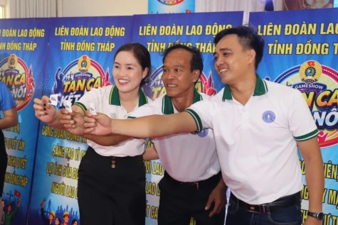 Đồng Tháp: Gameshow “Tan ca kết nối”, dấu ấn rõ nét hơn trong đời sống công nhân