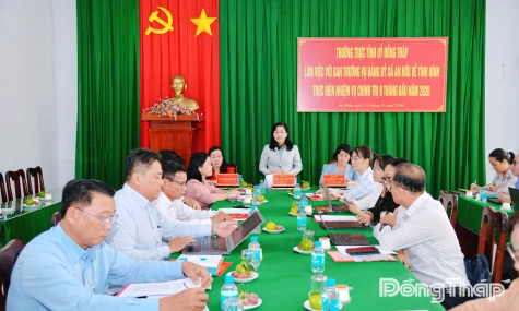 Đồng chí Châu Thị Mỹ Phương: Xã An Hữu tạo chuyển biến mạnh hơn trong thực hiện nhiệm vụ