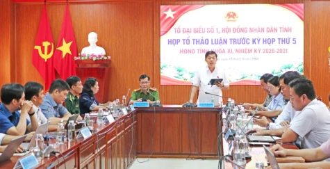 Tổ đại biểu HĐND tỉnh số 1 thảo luận nhiều nội dung trước Kỳ họp thứ 5