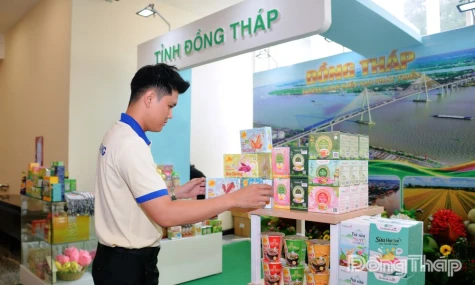 Đồng Tháp trưng bày, giới thiệu sản phẩm, hàng hóa đặc trưng tại TP. Hồ Chí Minh