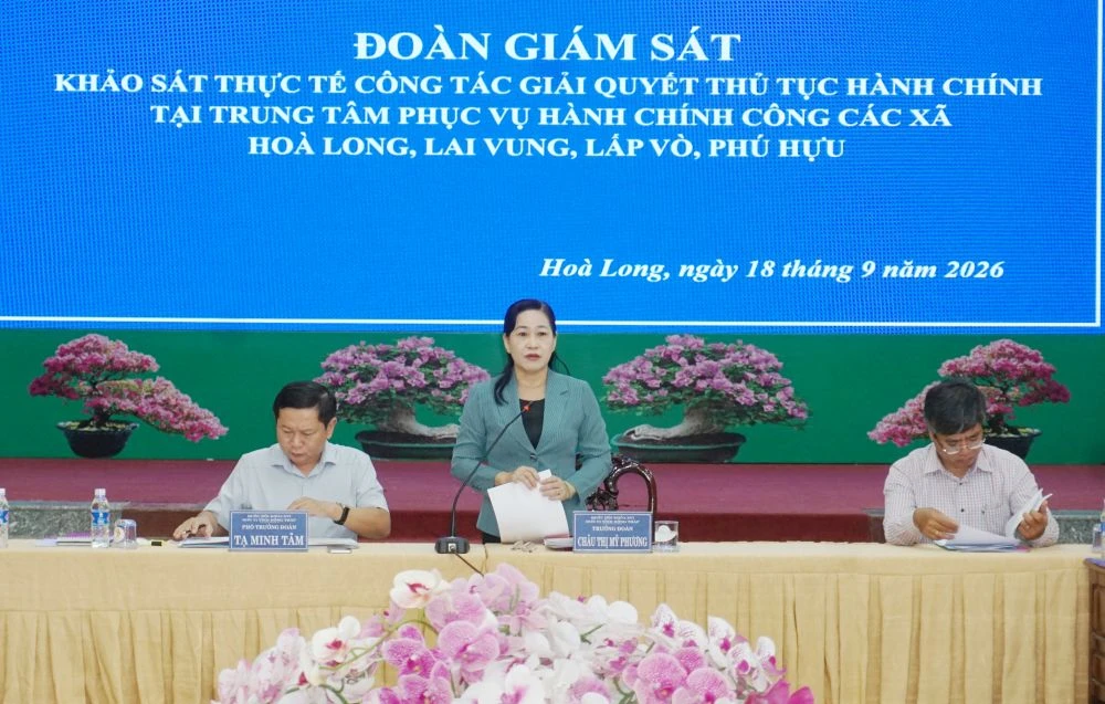 Đồng chí Châu Thị Mỹ Phương:  Cải cách thủ tục hành chính là nhiệm vụ trọng tâm trong xây dựng chính quyền số