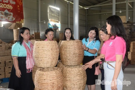 Hội LHPN TP. Hồ Chí Minh đến Đồng Tháp giao lưu, trao đổi kinh nghiệm phát triển kinh tế tập thể