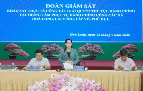 Đồng chí Châu Thị Mỹ Phương:  Cải cách thủ tục hành chính là nhiệm vụ trọng tâm trong xây dựng chính quyền số