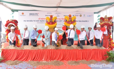 Groundbreaking Ceremony Held for Technical Infrastructure of Tan Phuoc 1 Industrial Park