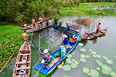 Cần nhân rộng du lịch sinh kế bền vững tại vùng đệm Vườn Quốc gia Tràm Chim