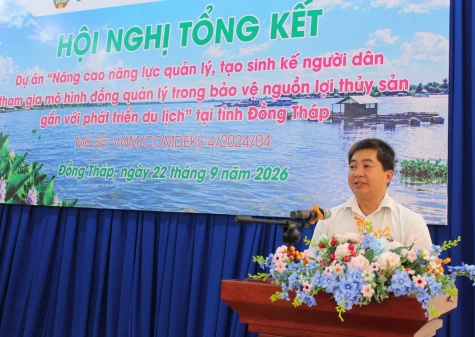 Đồng Tháp: Hiệu quả mô hình Đồng quản lý thủy sản gắn với du lịch bền vững
