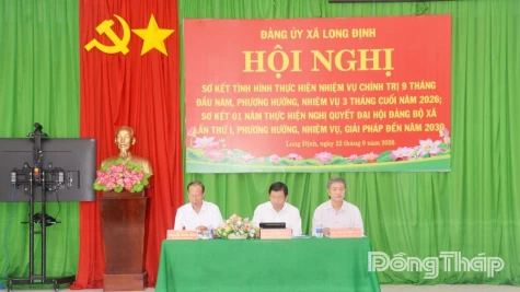 Xã Long Định giữ vững 19/19 tiêu chí nông thôn mới