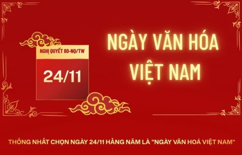 Xây dựng “Ngày Văn hóa Việt Nam - 24-11” trở thành thương hiệu văn hóa quốc gia