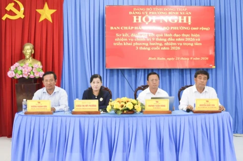 Đồng chí Châu Thị Mỹ Phương: Phường Bình Xuân chủ động tạo nguồn thu, hỗ trợ doanh nghiệp tháo gỡ khó khăn