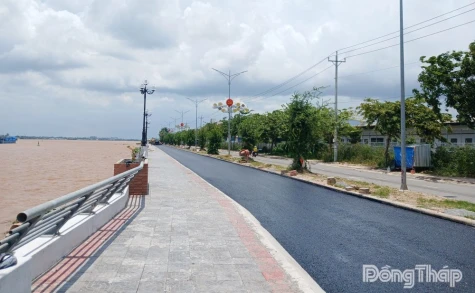 Đưa vào sử dụng công trình khắc phục khẩn cấp sạt lở ở xã Thường Phước