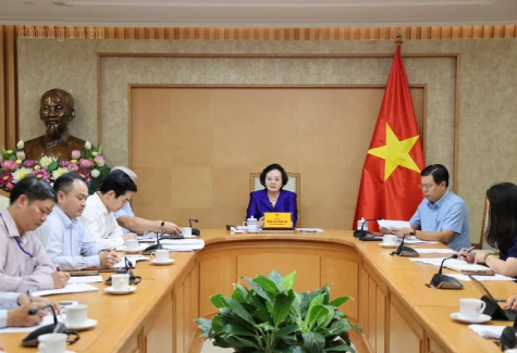 Phó Thủ tướng Phạm Thị Thanh Trà họp về xây dựng Đề án cải cách chính sách tiền lương và bảo hiểm xã hội
