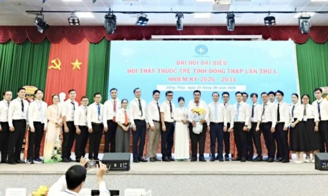 Bác sĩ Mai Huy Trúc giữ chức Chủ tịch Hội Thầy thuốc trẻ tỉnh Đồng Tháp lần thứ I