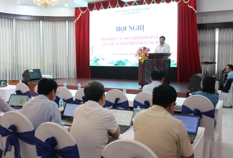 Phổ biến quy định pháp luật cho doanh nghiệp kinh doanh xăng dầu
