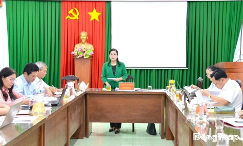 Đồng chí Châu Thị Mỹ Phương: Tập trung rà soát, hoàn thiện xây dựng Đề án Trường Chính trị tỉnh đạt chuẩn mức 2