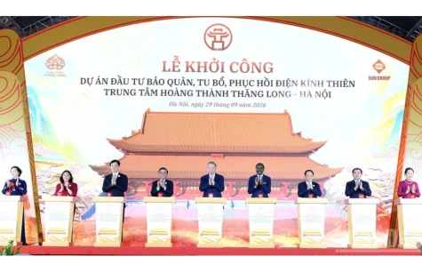Tổng Bí thư, Chủ tịch nước Tô Lâm dự Lễ khởi công Dự án đầu tư bảo quản, tu bổ, phục hồi Điện Kính Thiên