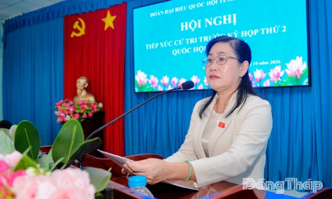 Lắng nghe ý kiến cử tri về sắp xếp bộ máy sau sáp nhập và công tác tri ân liệt sĩ