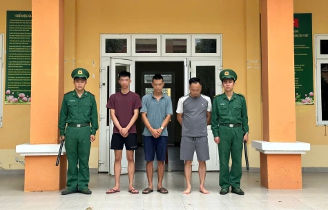 Lực lượng Biên phòng bắt giữ đối tượng nhập cảnh và vận chuyển hàng hóa trái phép trái phép
