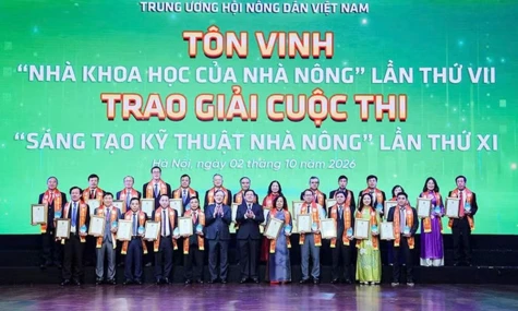 Tôn vinh 42 "Nhà khoa học của nhà nông" và 24 giải pháp "Sáng tạo kỹ thuật nhà nông"