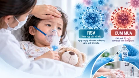 Trẻ mắc RSV, cúm mùa gia tăng khi giao mùa: Cảnh giác dấu hiệu suy hô hấp