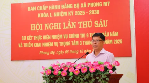 Xã Phong Mỹ: Tháo gỡ khó khăn, tăng tốc về đích năm 2026
