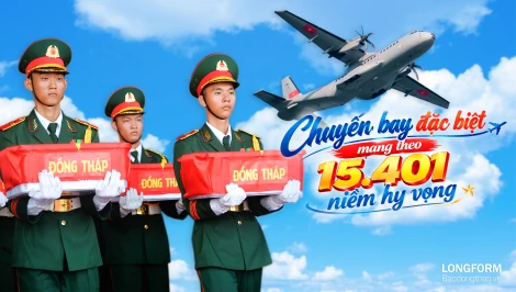 Chuyến bay đặc biệt mang theo 15.401 niềm hy vọng