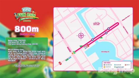 Lộ trình chính thức thi đấu Giải VPBank Đất Sen hồng Music Marathon 2026