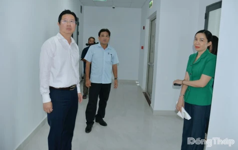 Phó Chủ tịch UBND tỉnh Huỳnh Minh Tuấn khảo sát Trung tâm Văn hóa - Tổ chức sự kiện tỉnh Đồng Tháp
