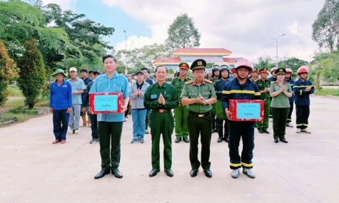 Phường An Bình: Diễn tập chiến đấu phòng thủ và xử lý tình huống thực binh