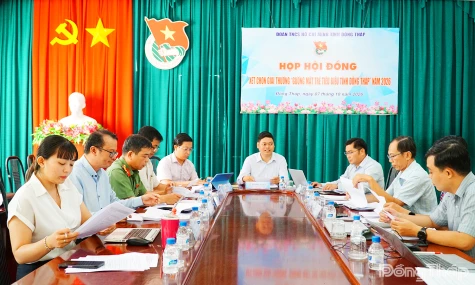 Xét chọn vòng 1 Giải thưởng “Gương mặt trẻ tiêu biểu tỉnh Đồng Tháp” năm 2026