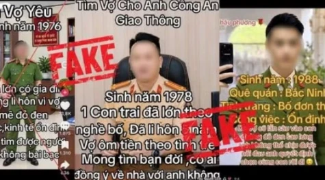 Cảnh giác với những video người mặc trang phục công an, quân đội hẹn hò, tìm bạn đời trên mạng