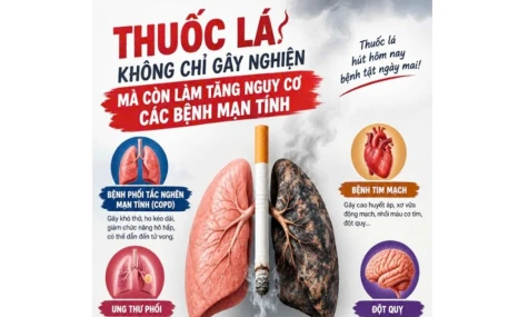 Thuốc lá - mối nguy hại của những căn bệnh không lây