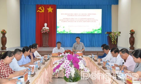 Rà soát, tháo gỡ khó khăn để xã Đồng Sơn đạt chuẩn nông thôn mới