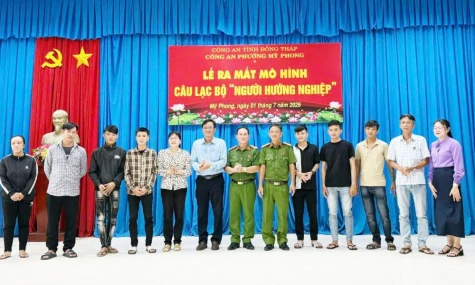 Đồng Tháp: 102/102 xã, phường có mô hình Tái hòa nhập cộng đồng