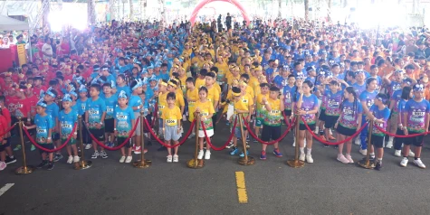 Khoảng 2.000 runner "nhí" tham gia Giải KUN Fun Run Đồng Tháp 2026