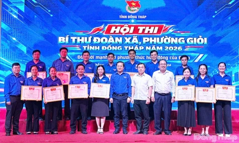 Chung kết Hội thi Bí thư Đoàn xã, phường giỏi tỉnh Đồng Tháp năm 2026
