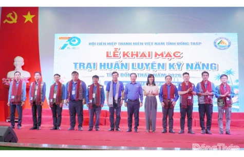 75 trại sinh tham gia Trại Huấn luyện kỹ năng