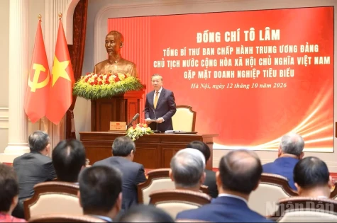 Tổng Bí thư, Chủ tịch nước Tô Lâm gặp mặt doanh nghiệp tiêu biểu