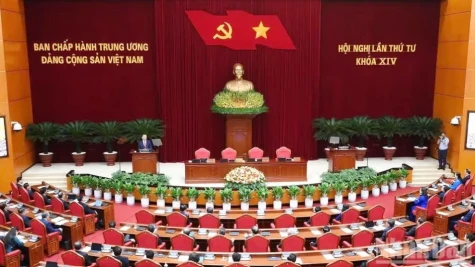 Bộ Chính trị, Ban Bí thư tổ chức Hội nghị toàn quốc nghiên cứu, học tập, quán triệt và triển khai thực hiện Nghị quyết Hội nghị lần thứ tư Ban Chấp hành Trung ương Đảng khóa XIV