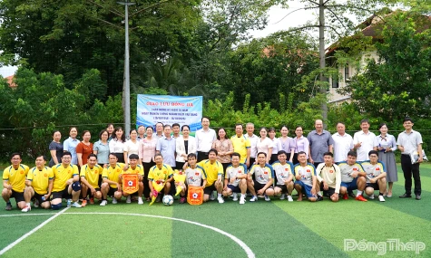 Giao lưu bóng đá nhân kỷ niệm 78 năm Ngày truyền thống ngành Kiểm tra Đảng
