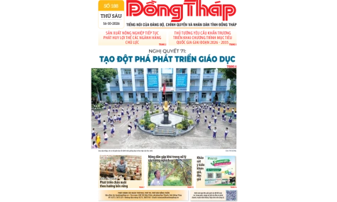 Đón đọc Báo Đồng Tháp số ra ngày 16-10-2026
