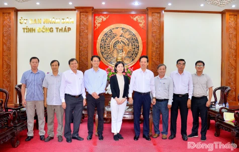 Đồng Tháp làm việc với ADB về dự án tuyến đường bộ ven biển