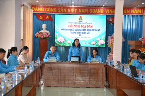 Đồng Tháp: Nâng cao chất lượng hoạt động nữ công trong tình hình mới
