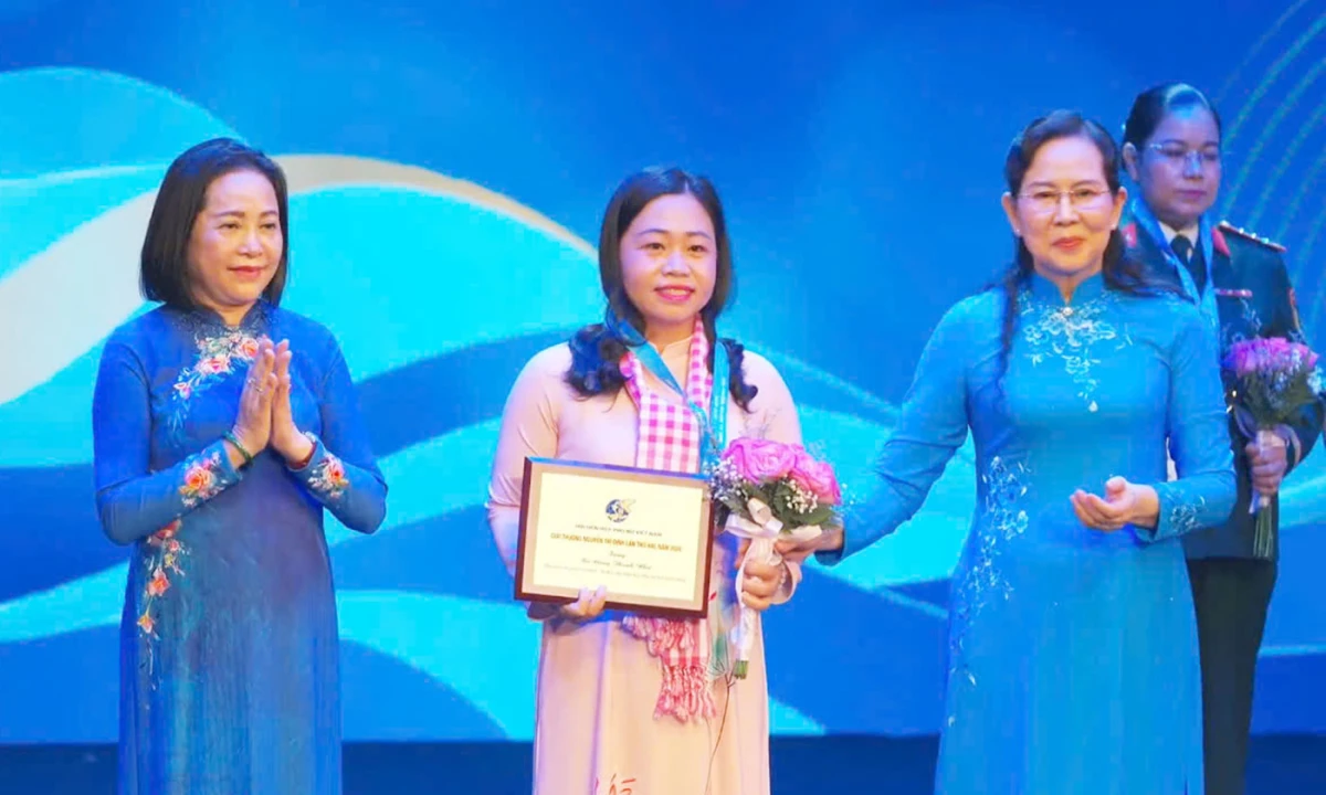 Đồng Tháp có 1 cán bộ Hội được trao Giải thưởng Nguyễn Thị Định năm 2026