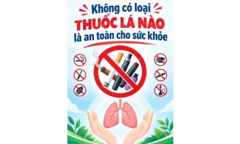 Không có thuốc lá nào là an toàn cho sức khỏe